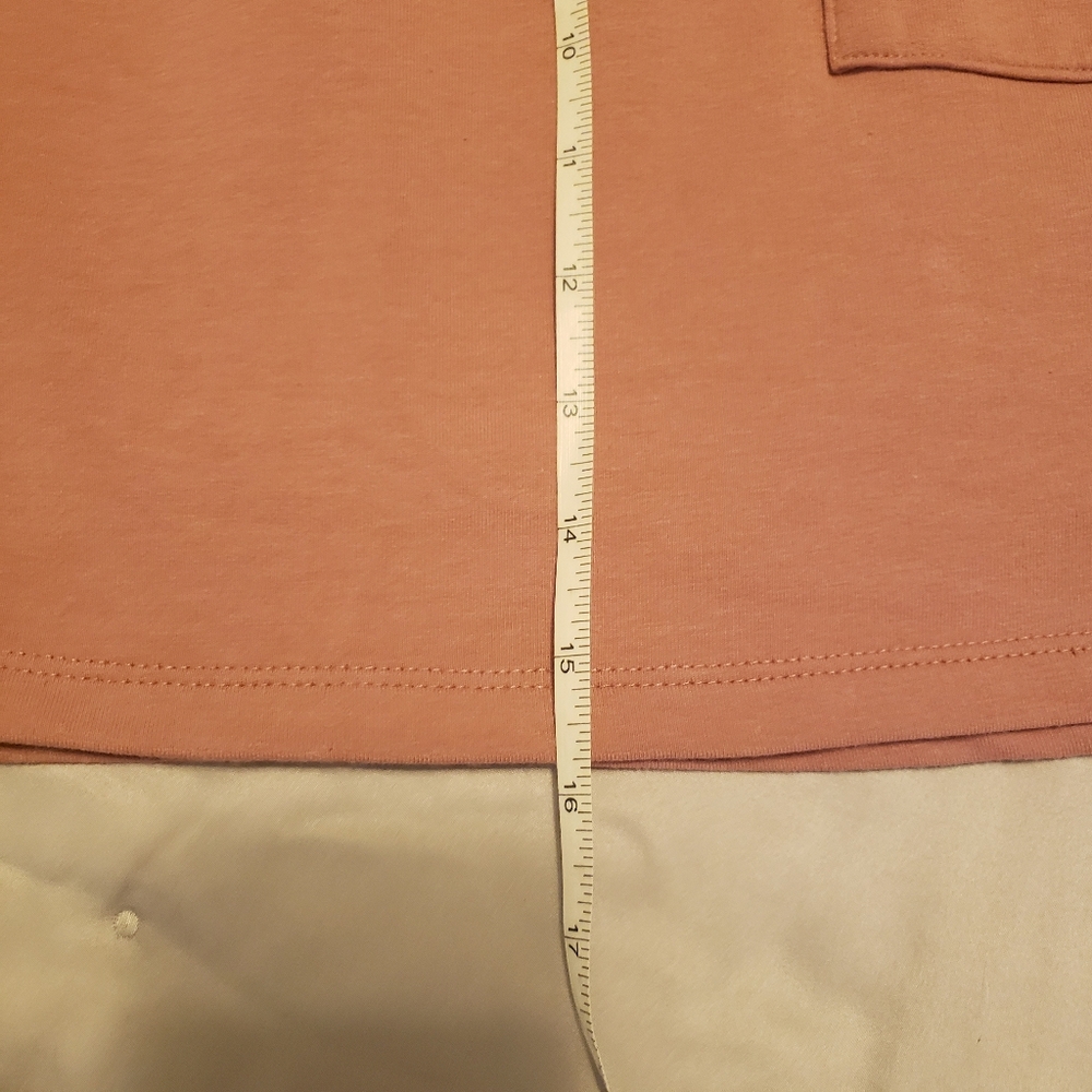 NWT Harmony Balance Organic Cotton  Pink Skirt   With Pockets Sz L - Picture 3 of 5